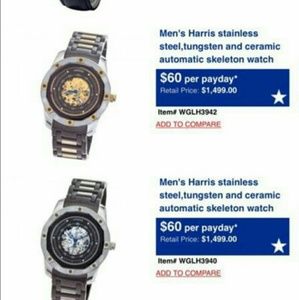 Harris skeleton watch